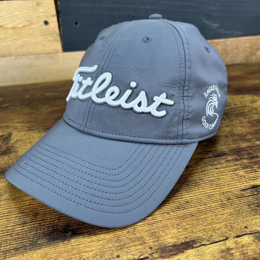 Titleist Eagle Falls Golf Course Gray Adjustable Hat Cap